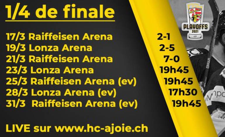 HC Ajoie - EHC Visp 7-0 21.03.2021 Acte III