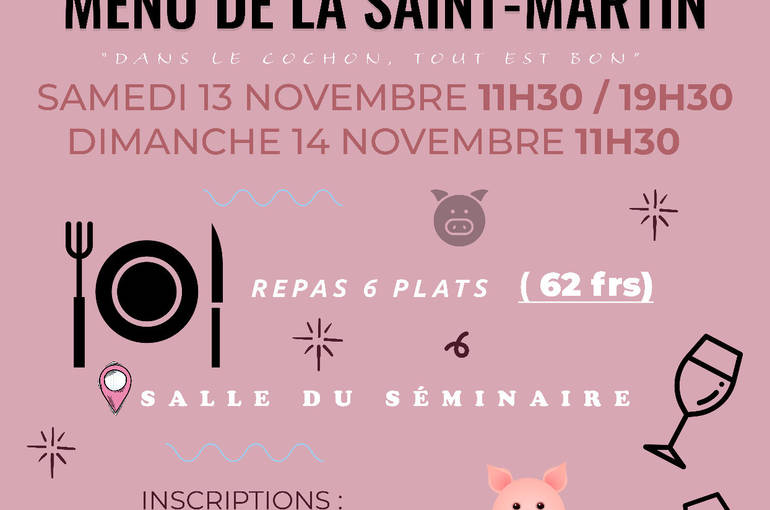 Menu de Saint-Martin