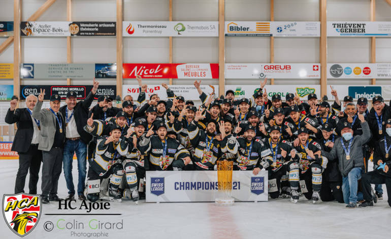 HC Ajoie - EHC Kloten 5-4 ap 28.04.2021 SWISS LEAGUE CHAMPION