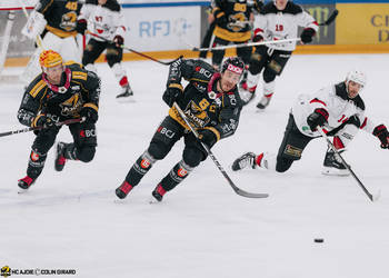 8 Devos Philip-Michaël, C.G Photographie, Club National League, Colin Girard, HC Ajoie, HCA, HCAjoie, Hockey Club Ajoie, Joueurs NL, LHC, Lausanne HC, NL, National League, Porrentruy, RAIFFEISEN ARENA, Saison 2023-24, hockey, patinoire