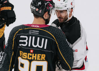 90 Fischer Jannik, C.G Photographie, Club National League, Colin Girard, HC Ajoie, HCA, HCAjoie, Hockey Club Ajoie, LHC, Lausanne HC, NL, National League, Porrentruy, RAIFFEISEN ARENA, Saison 2023-24, hockey, patinoire