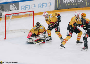 C.G Photographie, Club National League, Colin Girard, HC Ajoie, HCA, HCAjoie, Hockey Club Ajoie, NL, National League, Porrentruy, RAIFFEISEN ARENA, SC Bern, Saison 2023-24, hockey, occasion manquée, patinoire