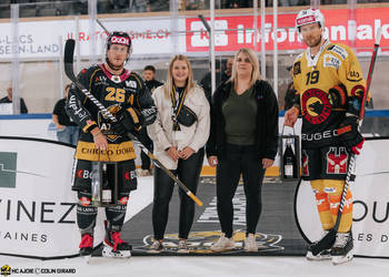 26 Fey Kevin, C.G Photographie, Club National League, Colin Girard, HC Ajoie, HCA, HCAjoie, Hockey Club Ajoie, Joueurs NL, NL, National League, Porrentruy, RAIFFEISEN ARENA, SC Bern, Saison 2023-24, hockey, meilleurs joueurs, patinoire