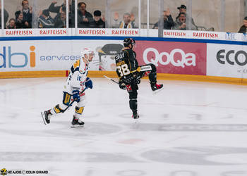 88 Audette Daniel, But, C.G Photographie, Club National League, Colin Girard, HC Ajoie, HCA, HCAjoie, Hockey Club Ajoie, NL, National League, Porrentruy, RAIFFEISEN ARENA, Saison 2023-24, célébration, hockey, patinoire