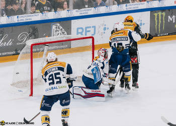 88 Audette Daniel, But, C.G Photographie, Club National League, Colin Girard, HC Ajoie, HCA, HCAjoie, Hockey Club Ajoie, NL, National League, Porrentruy, RAIFFEISEN ARENA, Saison 2023-24, célébration, hockey, patinoire