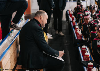 C.G Photographie, Club National League, Colin Girard, HC Ajoie, HCA, HCAjoie, Hockey Club Ajoie, NL, National League, Porrentruy, RAIFFEISEN ARENA, Saison 2023-24, Staff, Wohlwend Christian Head Coach, hockey, patinoire