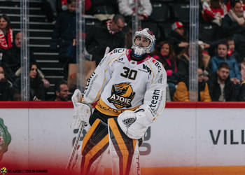 30 Patenaude Noah, C.G Photographie, Colin Girard, Extérieur, HCA, HCAjoie, Hockey Club Ajoie, Lausanne, Lausanne HC, Saison 2023-24, Vaudoise Arena