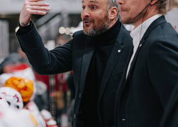 C.G Photographie, Colin Girard, Extérieur, HCA, HCAjoie, Hockey Club Ajoie, Lausanne, Lausanne HC, Saison 2023-24, Staff, Vaudoise Arena, Wohlwend Christian Head Coach