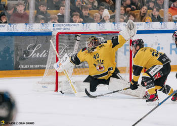 40 Ciaccio Damiano, 50e, C.G Photographie, Colin Girard, Gardien, HCA, HCAjoie, Hockey Club Ajoie, Joueurs NL, Match spécial, RAIFFEISEN ARENA, Saison 2023-24