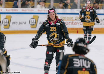 28_Jesse Zgraggen, C.G Photographie, Colin Girard, HC Fribourg Gottéron, HCA, HCAjoie, HCFG, Hockey Club Ajoie, NL, National League, Porrentruy, RAIFFEISEN ARENA, Saison 2023-24, hockey