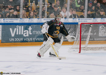 40 Ciaccio Damiano, C.G Photographie, Colin Girard, Gardien, HC Fribourg Gottéron, HCA, HCAjoie, HCFG, Hockey Club Ajoie, Joueurs NL, NL, National League, Porrentruy, RAIFFEISEN ARENA, Saison 2023-24, hockey