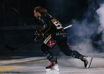 58_Jesse Zgraggen, C.G Photographie, Colin Girard, HCA, HCAjoie, Hockey Club Ajoie, NL, National League, Porrentruy, RAIFFEISEN ARENA, Saison 2023-24, entrée joueurs, hockey