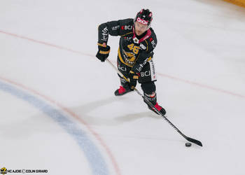 46 Rundqvist Adam, C.G Photographie, Colin Girard, HCA, HCAjoie, Hockey Club Ajoie, Joueurs NL, NL, National League, Porrentruy, RAIFFEISEN ARENA, SCL Tigers, SCLangnau Tigers, Saison 2023-24, flex canne, hockey, shoot