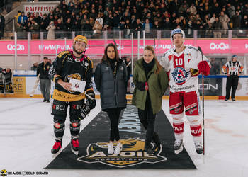 88 Audette Daniel, Beutcher du match, C.G Photographie, Colin Girard, HCA, HCAjoie, Hockey Club Ajoie, NL, National League, Porrentruy, RAIFFEISEN ARENA, SC Rapperswil Jona-Lakers, SCRJL, Saison 2023-24, hockey