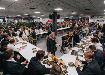 C.G Photographie, Colin Girard, HCA, HCAjoie, Hockey Club Ajoie, NL, National League, Nouveau bâtiment, Porrentruy, RAIFFEISEN ARENA, Saison 2023-24, hockey, séance d'autographe