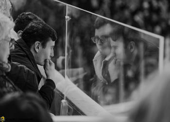 C.G Photographie, Colin Girard, HCA, HCAjoie, Hockey Club Ajoie, Match de charité, NL, National League, Porrentruy, RAIFFEISEN ARENA, Saison 2023-24, emotion, hockey, reflet, supporters