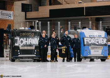 C.G Photographie, Colin Girard, HCA, HCAjoie, Hockey Club Ajoie, Hommage Johann Possin, NL, National League, Porrentruy, RAIFFEISEN ARENA, Rolba, Saison 2023-24, avant match, hockey