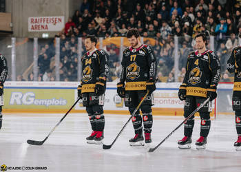 C.G Photographie, Colin Girard, HCA, HCAjoie, Hockey Club Ajoie, Hommage Johann Possin, NL, National League, Porrentruy, RAIFFEISEN ARENA, Saison 2023-24, avant match, hockey