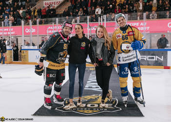 51 Birbaum Alain, Beutcher du match, C.G Photographie, Colin Girard, HCA, HCAjoie, Hockey Club Ajoie, Joueurs NL, NL, National League, Porrentruy, RAIFFEISEN ARENA, Saison 2023-24, hockey