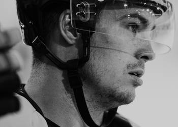 18 Pouilly Bastien, C.G Photographie, Colin Girard, EHC Basel, HCA, HCAjoie, Hockey Club Ajoie, Joueurs NL, Match amical, NL, National League, Porrentruy, RAIFFEISEN ARENA, Saison 2023-24, Saison 2024-25, hockey