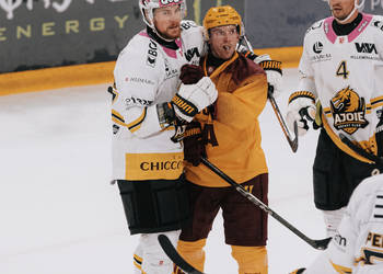 47 Maurer Marco, C.G Photographie, Colin Girard, GSHC, Genève Servette Hockey Club, HCA, HCAjoie, Hockey Club Ajoie, Maillot Extérieur, Maillot blanc, Match amical, NL, National League, Porrentruy, RAIFFEISEN ARENA, Saison 2024-25, betisier, complicité, hockey