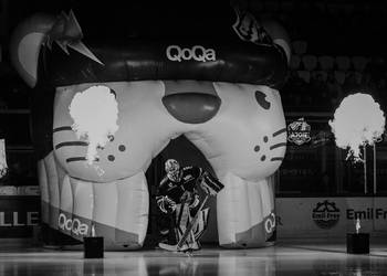 1 Conz Benjamin, C.G Photographie, Club National League, Colin Girard, HCA, HCA Vs SC Bern, HCAjoie, Hockey Club Ajoie, Joueurs 1ERE, NL, National League, Porrentruy, RAIFFEISEN ARENA, Saison 2024-25, avant match, entrée joueurs, hockey