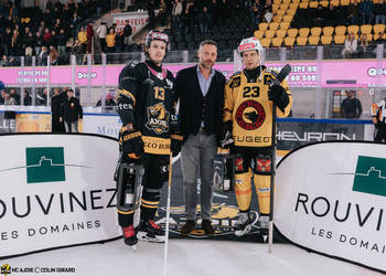 13 Robin Louis, C.G Photographie, Club National League, Colin Girard, HCA, HCA Vs SC Bern, HCAjoie, Hockey Club Ajoie, Joueurs 1ERE, Mark Streit, NL, National League, Porrentruy, RAIFFEISEN ARENA, Saison 2024-25, hockey, meilleurs joueurs