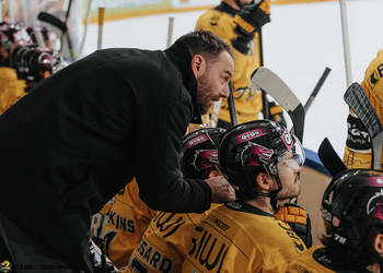 C.G Photographie, Club National League, Colin Girard, HCA, HCAjoie, Hockey Club Ajoie, Maillot Jaune, NL, National League, Porrentruy, RAIFFEISEN ARENA, Saison 2024-25, Vauclair Julien Dir. Sportif - Entraineur, hockey