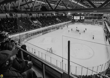 C.G Photographie, Club National League, Colin Girard, HCA, HCA Vs HCAP, HCAjoie, Hockey Club Ajoie, NL, National League, Porrentruy, RAIFFEISEN ARENA, Saison 2024-25, hockey, intérieur patinoire, maillot noir