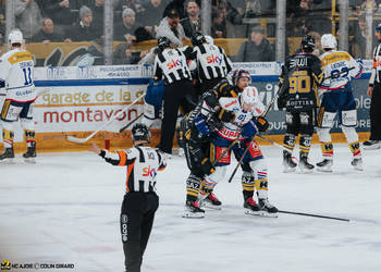 27 Schmutz Reto, C.G Photographie, Club National League, Colin Girard, HCA, HCA Vs EHCK, HCAjoie, Hockey Club Ajoie, Joueurs 1ERE, NL, National League, Porrentruy, RAIFFEISEN ARENA, Saison 2024-25, bagarre, hockey