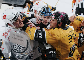 90 Fischer Jannik, C.G Photographie, Club National League, Colin Girard, HC Ajoie, HCA, HCA Vs HCL, Joueurs 1ERE, NL, National League, PlayOut, RAIFFEISEN ARENA, Saison 2024-25, Saison24-25, bagarre, hockey