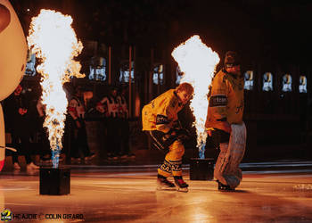14 Emils Veckaktins, C.G Photographie, Club National League, Colin Girard, HC Ajoie, HCA, HCA Vs HCL, Joueurs 1ERE, NL, National League, PlayOut, RAIFFEISEN ARENA, Saison 2024-25, Saison24-25, avant match, entrée joueurs, hockey