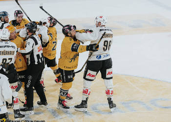 90 Fischer Jannik, C.G Photographie, Club National League, Colin Girard, HC Ajoie, HCA, Joueurs 1ERE, NL, National League, RAIFFEISEN ARENA, Saison 2024-25, Saison24-25, hockey
