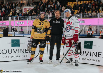 37 Nussbaumer Arno, C.G Photographie, Club National League, Colin Girard, Fin de match, HC Ajoie, HCA, HCA Vs SCRJ, Joueurs 1ERE, NL, National League, RAIFFEISEN ARENA, Saison 2024-25, Saison25-26, hockey, meilleurs joueurs