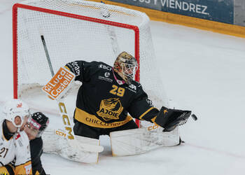 29 Noah Patenaude, C.G Photographie, Club National League, Colin Girard, HC Ajoie, HCA, NL, National League, RAIFFEISEN ARENA, Saison 2025-26, Saison25-26, hockey