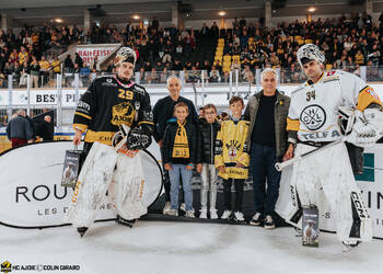 29 Noah Patenaude, C.G Photographie, Club National League, Colin Girard, HC Ajoie, HCA, NL, National League, RAIFFEISEN ARENA, Saison 2025-26, Saison25-26, Willemin-Macodel, hockey, meilleurs joueurs, sponsor