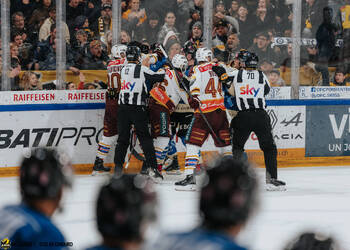 C.G Photographie, Club National League, Colin Girard, HC Ajoie, HCA, HCA Vs GSHC, Ligue contre le cancer, Match de charité, Movember, NL, National League, RAIFFEISEN ARENA, Saison25-26, bagarre, hockey