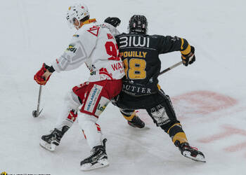 18 Pouilly Bastien, C.G Photographie, Club National League, Colin Girard, HC Ajoie, HCA, HCA Vs EHCB, NL, National League, RAIFFEISEN ARENA, Saison 2025-26, Saison25-26, hockey