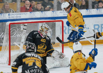 40 Ciaccio Damiano, C.G Photographie, Club National League, Colin Girard, Gardien, HC Ajoie, HCA, HCA Vs HCD, NL, National League, RAIFFEISEN ARENA, Saison 2025-26, Saison25-26, but encaissé, hockey
