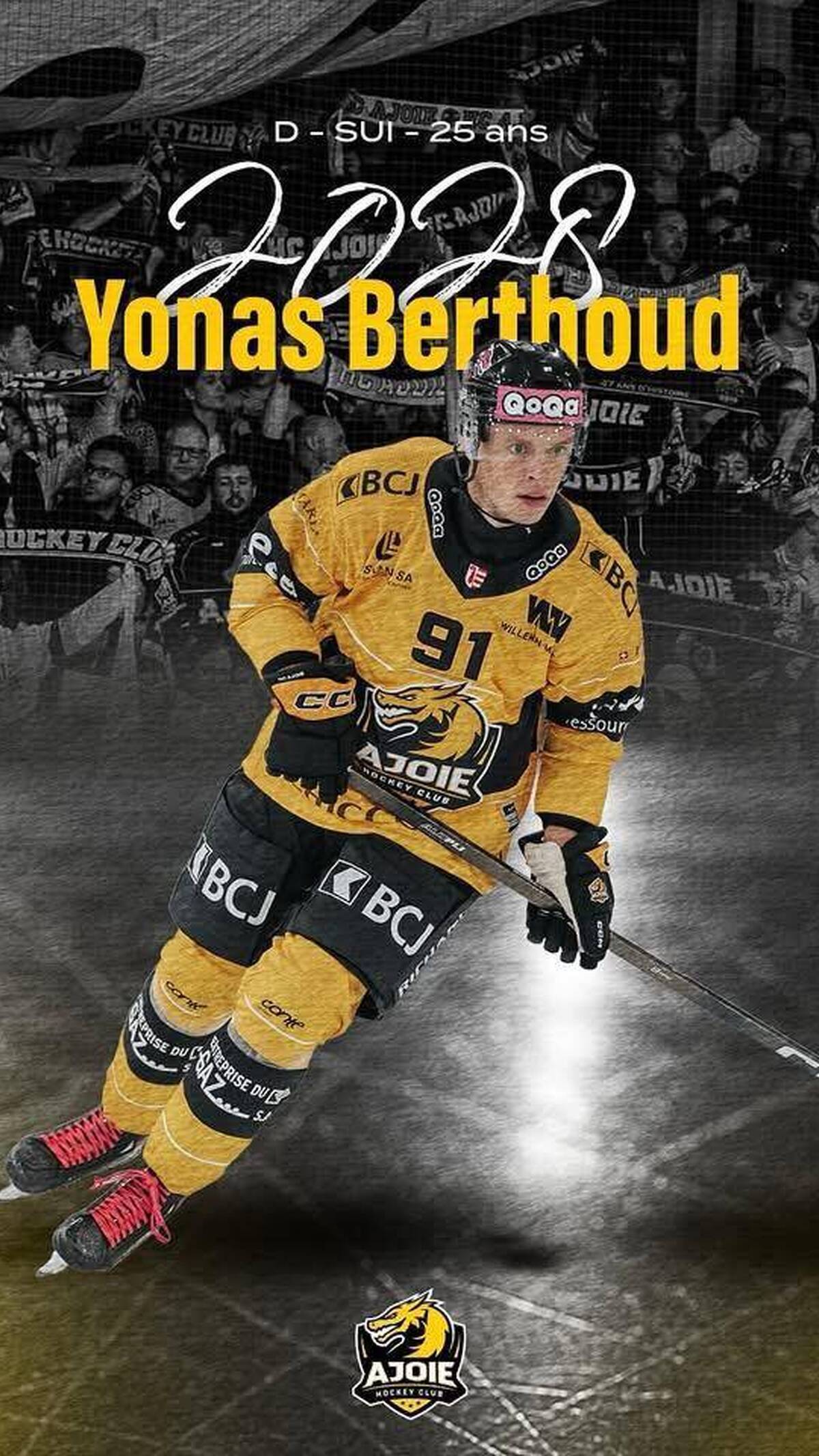 Prolongation de contrat pour Yonas Berthoud