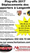 Demi-finale - Déplacement à Langenthal
