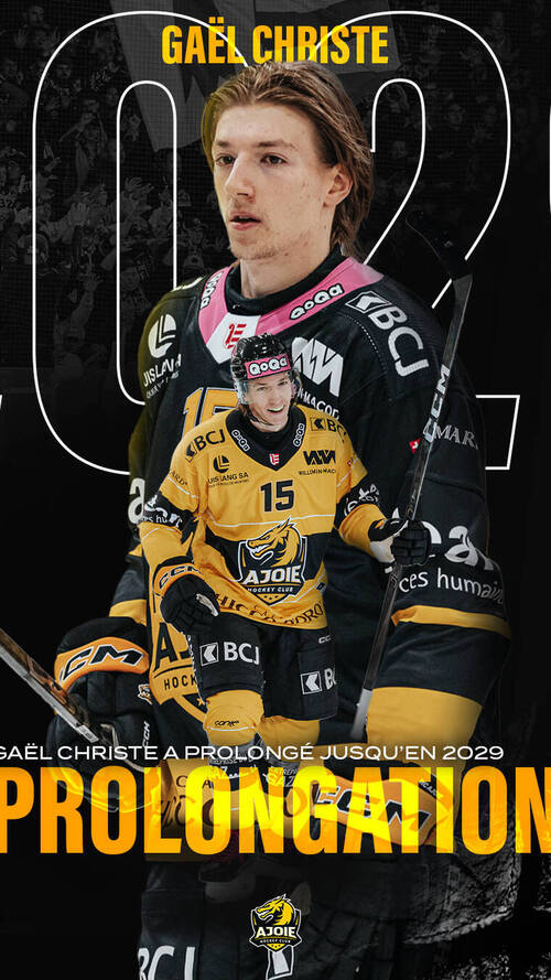 Gaël Christe pour trois ans au HC Ajoie