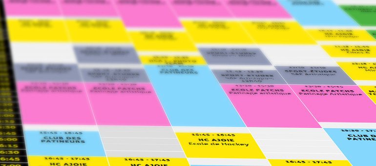 Planning de glace