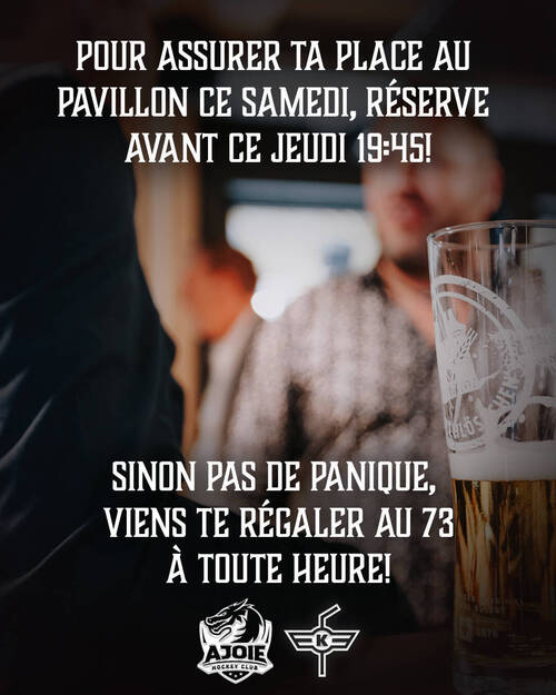 pavillon réservation
