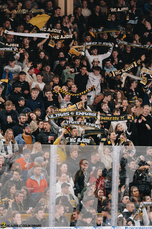 photo du kop du HC Ajoie