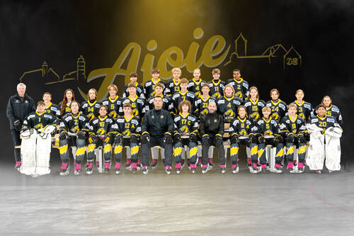 photo d'équipe des u15 de l'academy