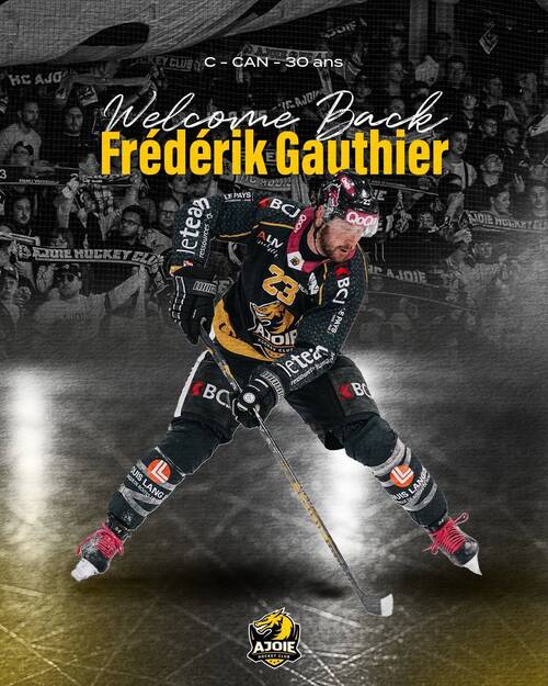 frédérik gauthier est de retour