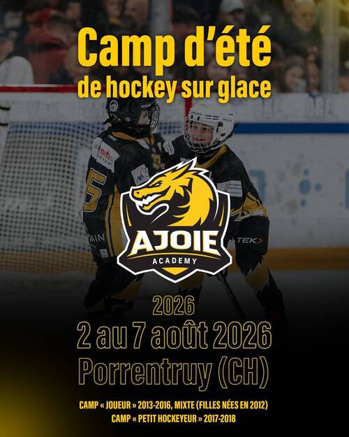 camp d'été de hockey sur glace 2026