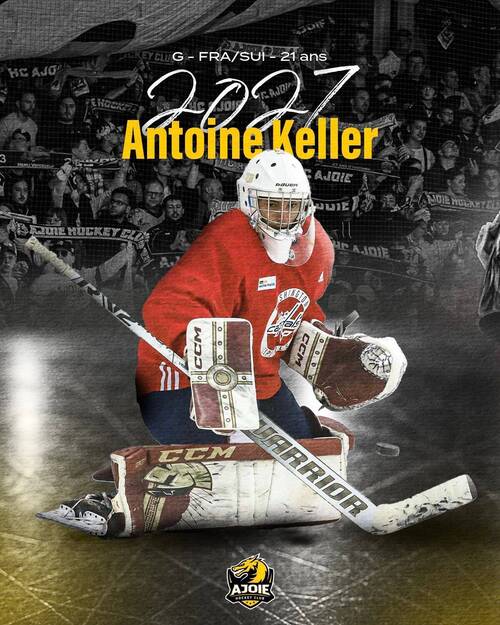 antoine keller rejoint le HCA dès lundi