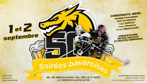 soirées bavaroises du 50e du HCA